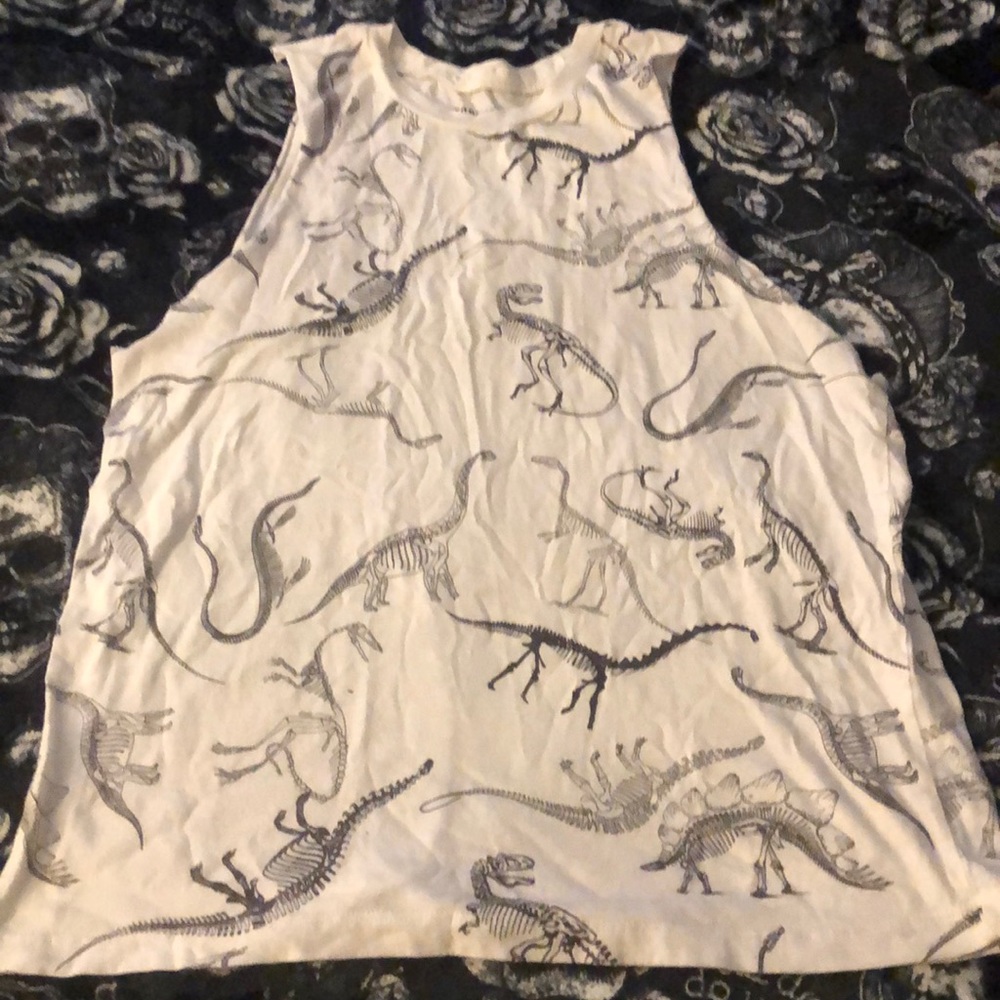 Forever 21 Dinosaur Skeleton Tank
